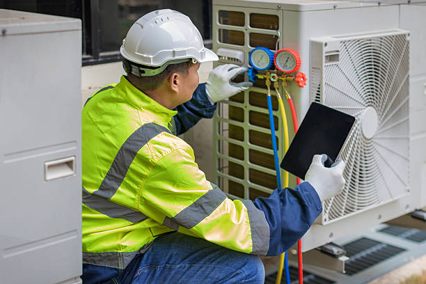 Professional Hvac Maintenance technician working in New Woodstock, NY